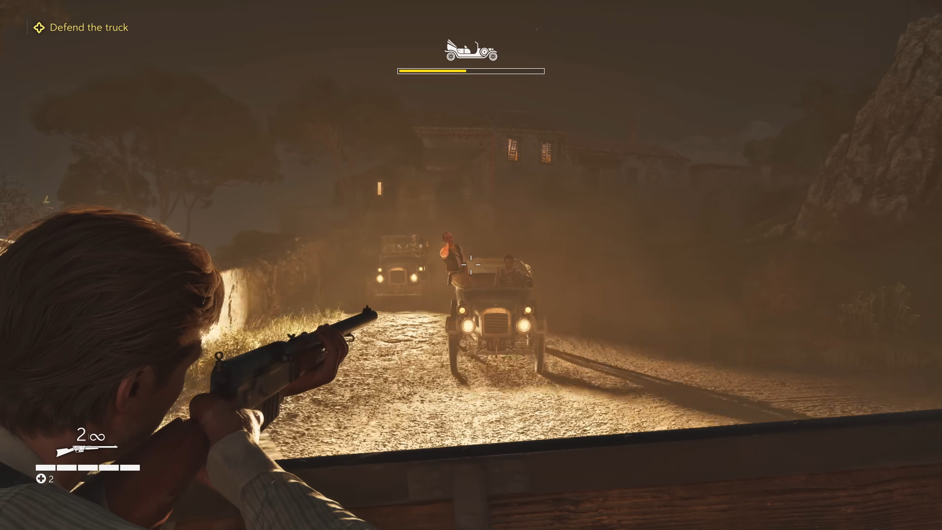 A screenshot of some gameplay from Mafia: The Old Country.