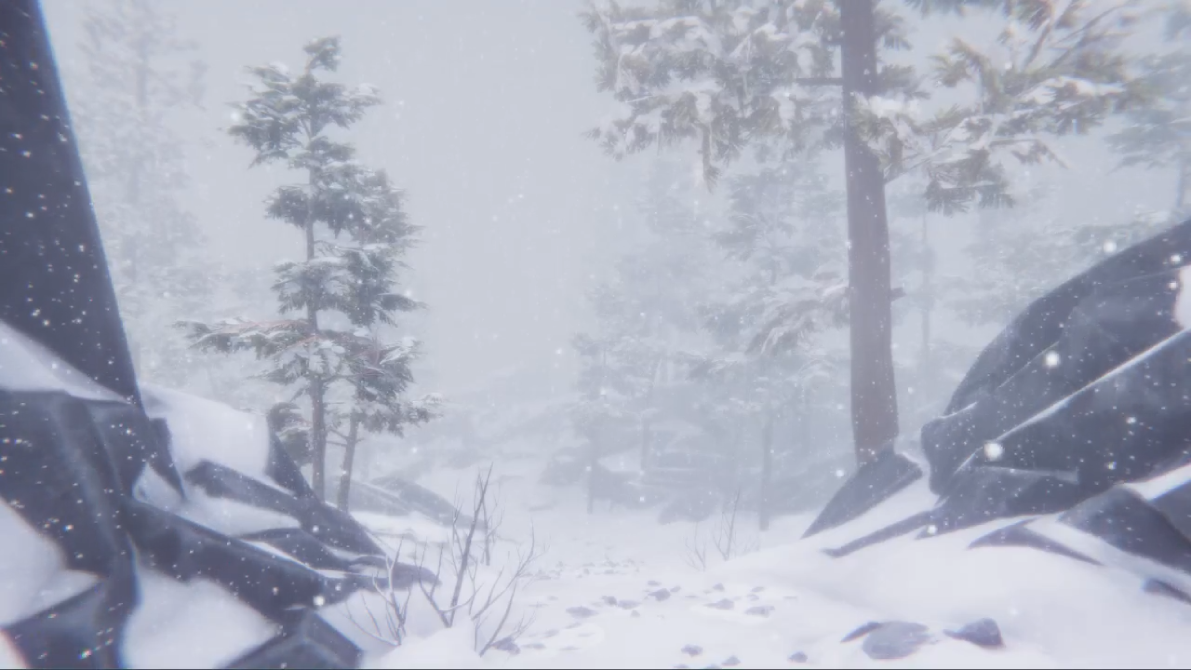 A snowy scene from The Other You.